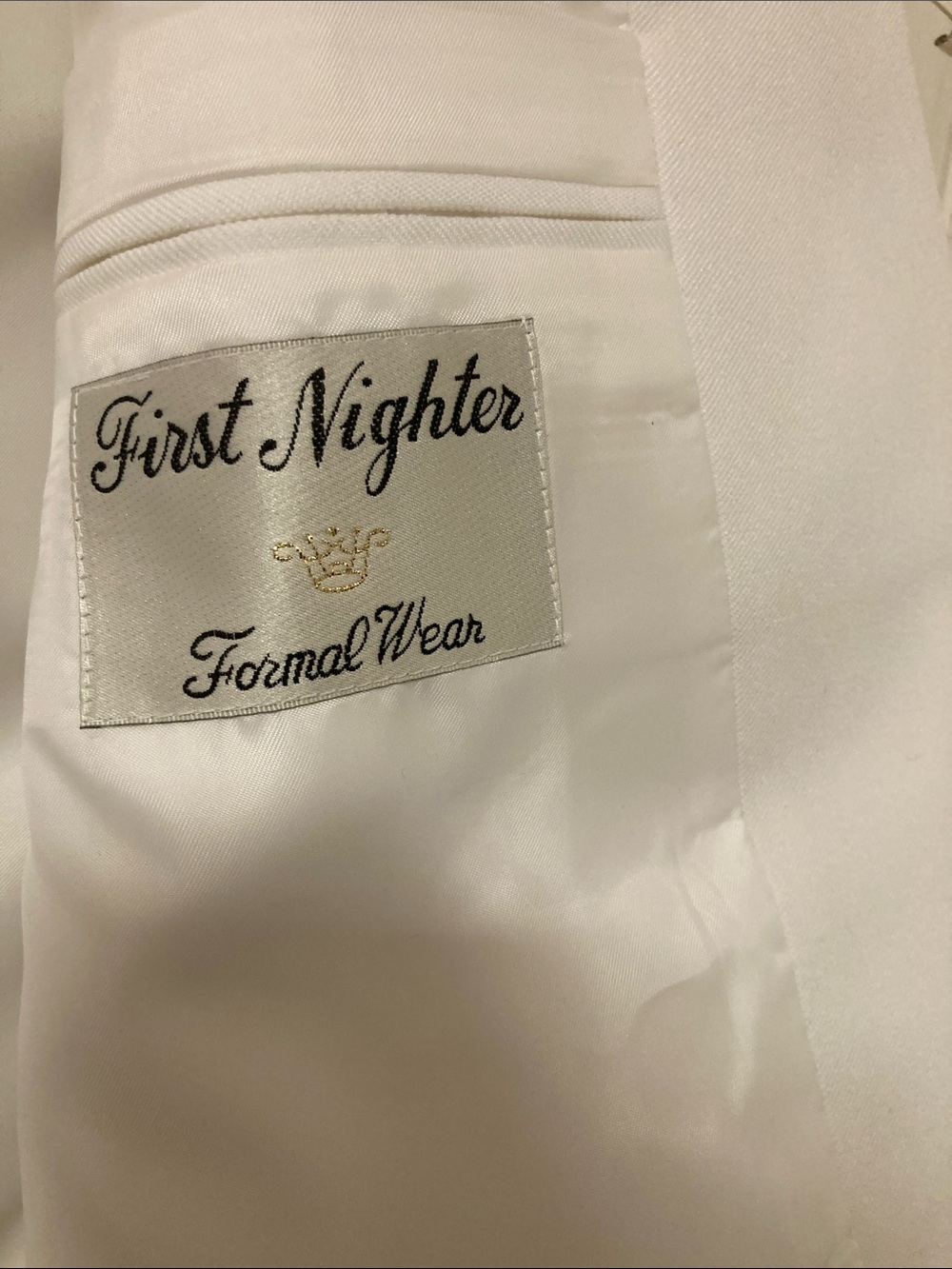 Men's White Shawl Collar Tuxedo Jacket - Unbranded - Picture 2 of 3